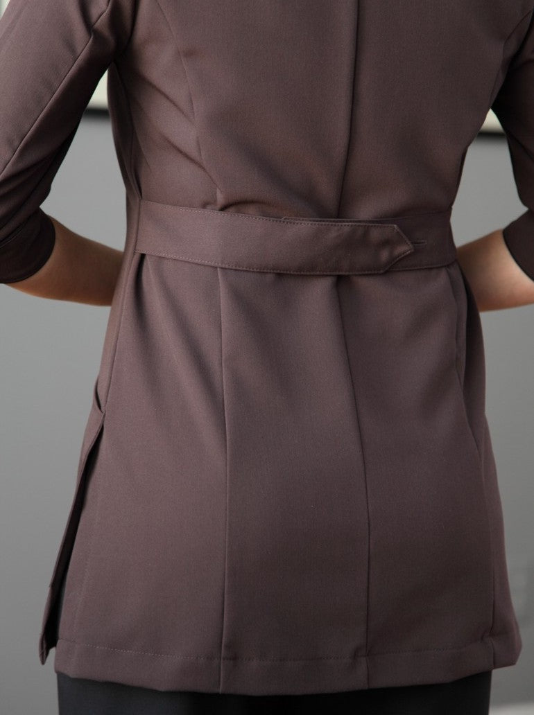 Ladies Pravia Jacket 3/4 Sleeve #7417E - Adjustable Back Belt View